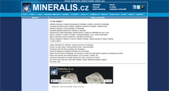 Desktop Screenshot of mineralis.cz